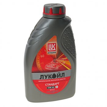 349 р. Масло моторное СТАНДАРТ SFCC 15W40 мин.1л ЛУКОЙЛ LUKOIL 19434  с доставкой в г. Пермь. Увеличить фотографию 1