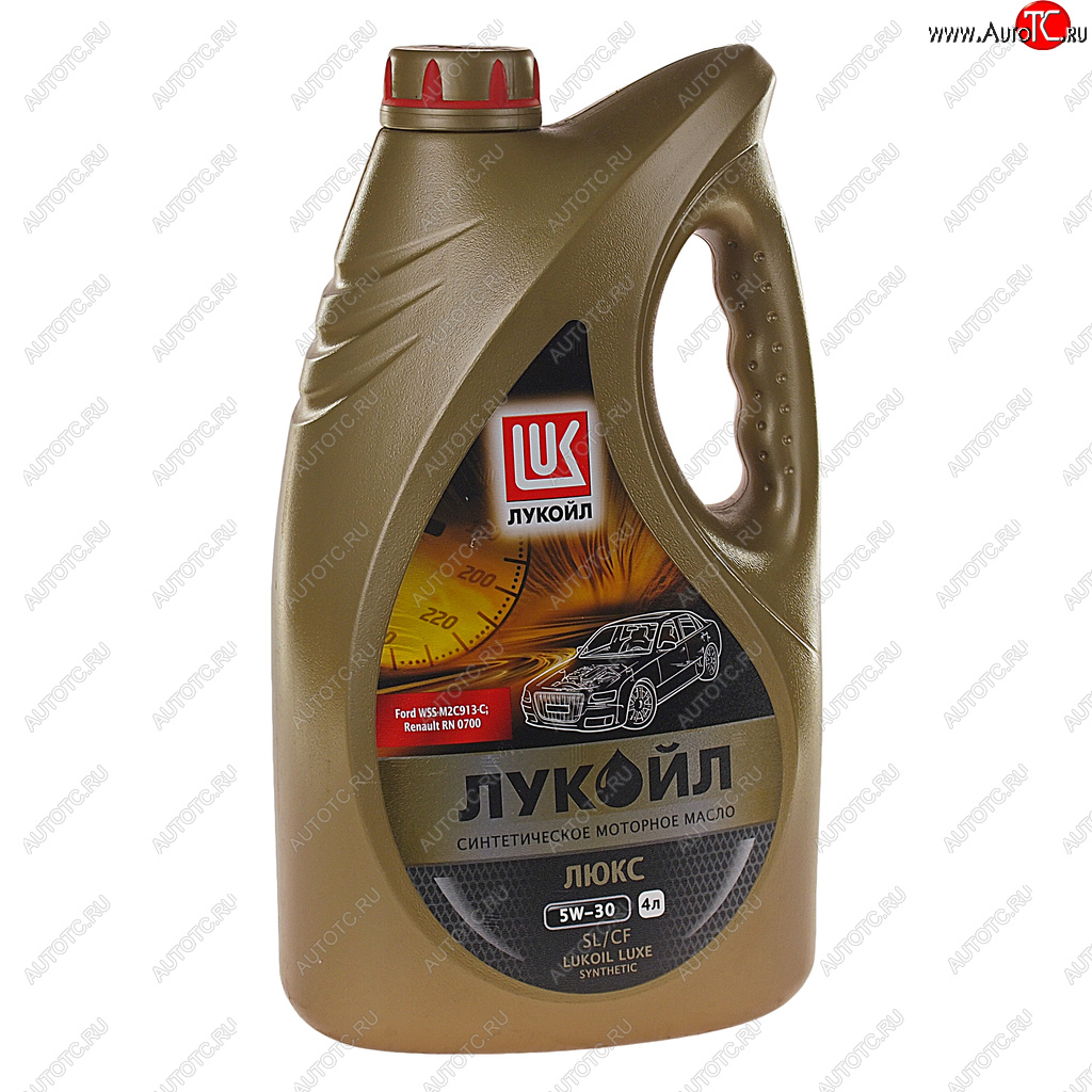 2 499 р. Масло моторное ЛЮКС A5B5A1B1SLCF 5W30 синт.4л ЛУКОЙЛ LUKOIL 196256  с доставкой в г. Пермь