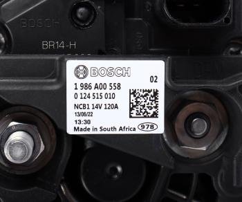 48 999 р. Генератор VW Polo (01-09),Transporter (03-09) AUDI A3 (96-03) SKODA Octavia (96-10) (120A,14V) BOSCH BOSCH 1986a00558  с доставкой в г. Пермь. Увеличить фотографию 5