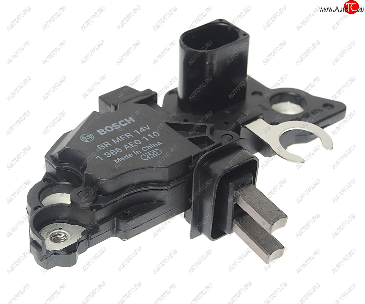 4 199 р. Реле регулятор VW AUDI SEAT SKODA напряжения генератора BOSCH BOSCH 1986ae0110  с доставкой в г. Пермь