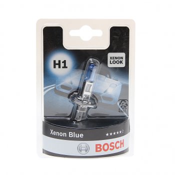 379 р. Лампа 12V H1 55W P14.5s блистер (1шт.) Xenon Blue BOSCH BOSCH 1987301011  с доставкой в г. Пермь. Увеличить фотографию 1