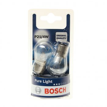 247 р. Лампа 12V P214W BAZ15d блистер (2шт.) Pure Light BOSCH BOSCH 1987301015  с доставкой в г. Пермь. Увеличить фотографию 1