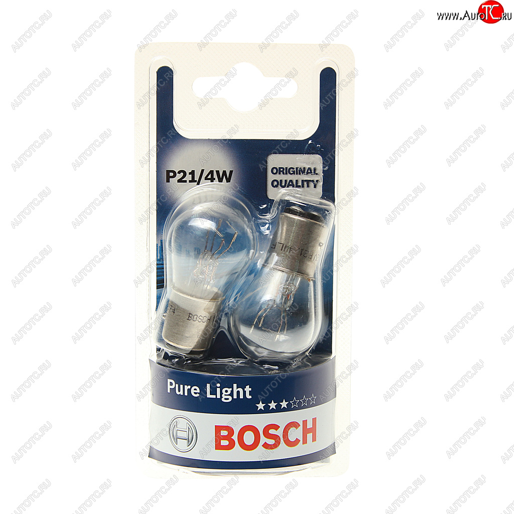 247 р. Лампа 12V P214W BAZ15d блистер (2шт.) Pure Light BOSCH BOSCH 1987301015  с доставкой в г. Пермь