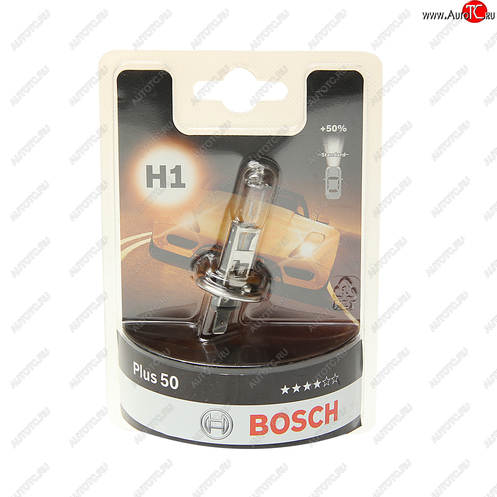 275 р. Лампа 12V H1 55W P14.5s +50% блистер (1шт.) Plus 50 BOSCH BOSCH 1987301041  с доставкой в г. Пермь