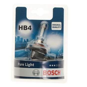 519 р. Лампа 12V HB4 51W P22d блистер (1шт.) Pure Light BOSCH BOSCH 1987301063  с доставкой в г. Пермь. Увеличить фотографию 1