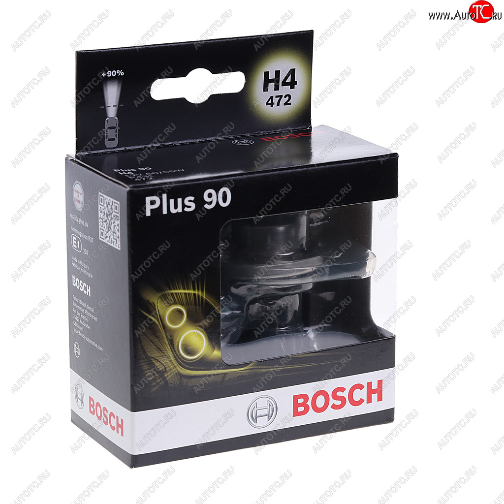 1 939 р. Лампа 12V H4 6055W P43t +90% блистер (2шт.) Plus 90 BOSCH BOSCH 1987301074  с доставкой в г. Пермь
