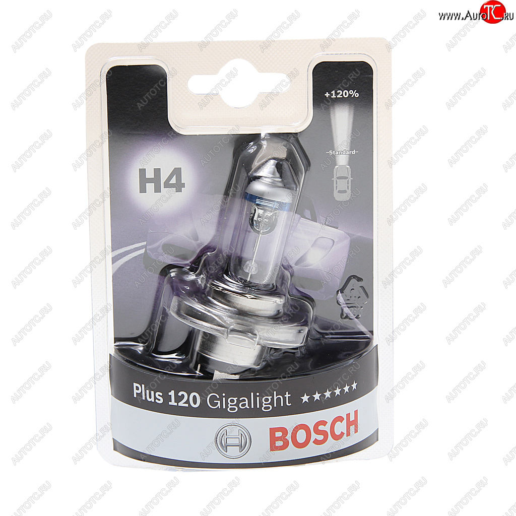 619 р. Лампа 12V H4 6055W P43t +120% блистер (1шт.) Gigalight Plus 120 BOSCH BOSCH 1987301109  с доставкой в г. Пермь