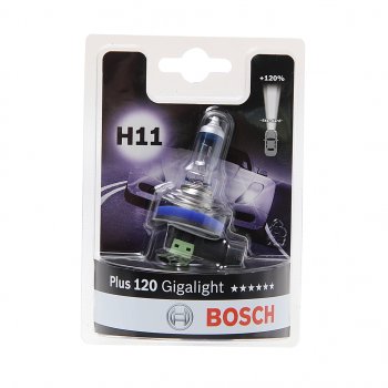 1 139 р. Лампа 12V H11 55W PGJ19-2 +120% блистер (1шт.) Gigalight BOSCH BOSCH 1987301133  с доставкой в г. Пермь. Увеличить фотографию 1