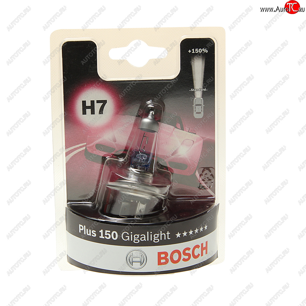 1 099 р. Лампа 12V H7 55W PX26d +150% блистер (1шт.) Gigalight BOSCH BOSCH 1987301137  с доставкой в г. Пермь