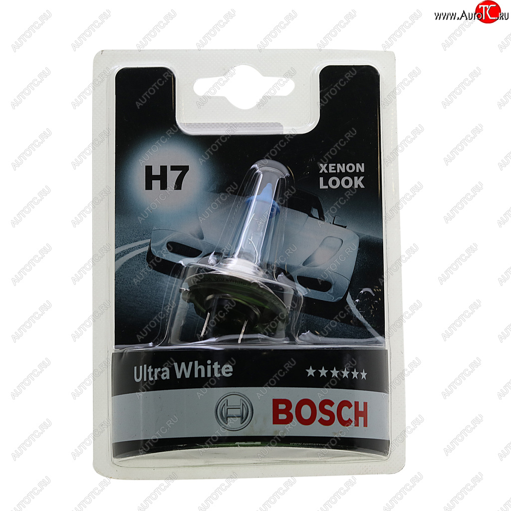1 079 р. Лампа 12V H7 55W PX26d блистер (1шт.) Ultra White (замена для 1987301090) BOSCH BOSCH 1987301153  с доставкой в г. Пермь
