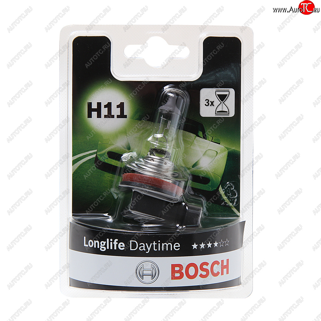 799 р. Лампа 12V H11 55W PGJ19-2 блистер (1шт.) Longlife Daytime BOSCH BOSCH 1987301340  с доставкой в г. Пермь