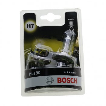 1 359 р. Лампа 12V H7 55W PX26d +90% блистер (2шт.) Plus 90 BOSCH BOSCH 1987301423  с доставкой в г. Пермь. Увеличить фотографию 1