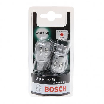1 689 р. Лампа светодиодная 12V W215W W2.5х16q блистер (2шт.) Retrofit BOSCH BOSCH 1987301525  с доставкой в г. Пермь. Увеличить фотографию 1
