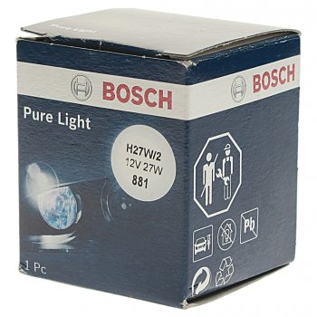 299 р. Лампа 12V H27W2 27W PG13 Pure Light BOSCH BOSCH 1987302025  с доставкой в г. Пермь. Увеличить фотографию 3