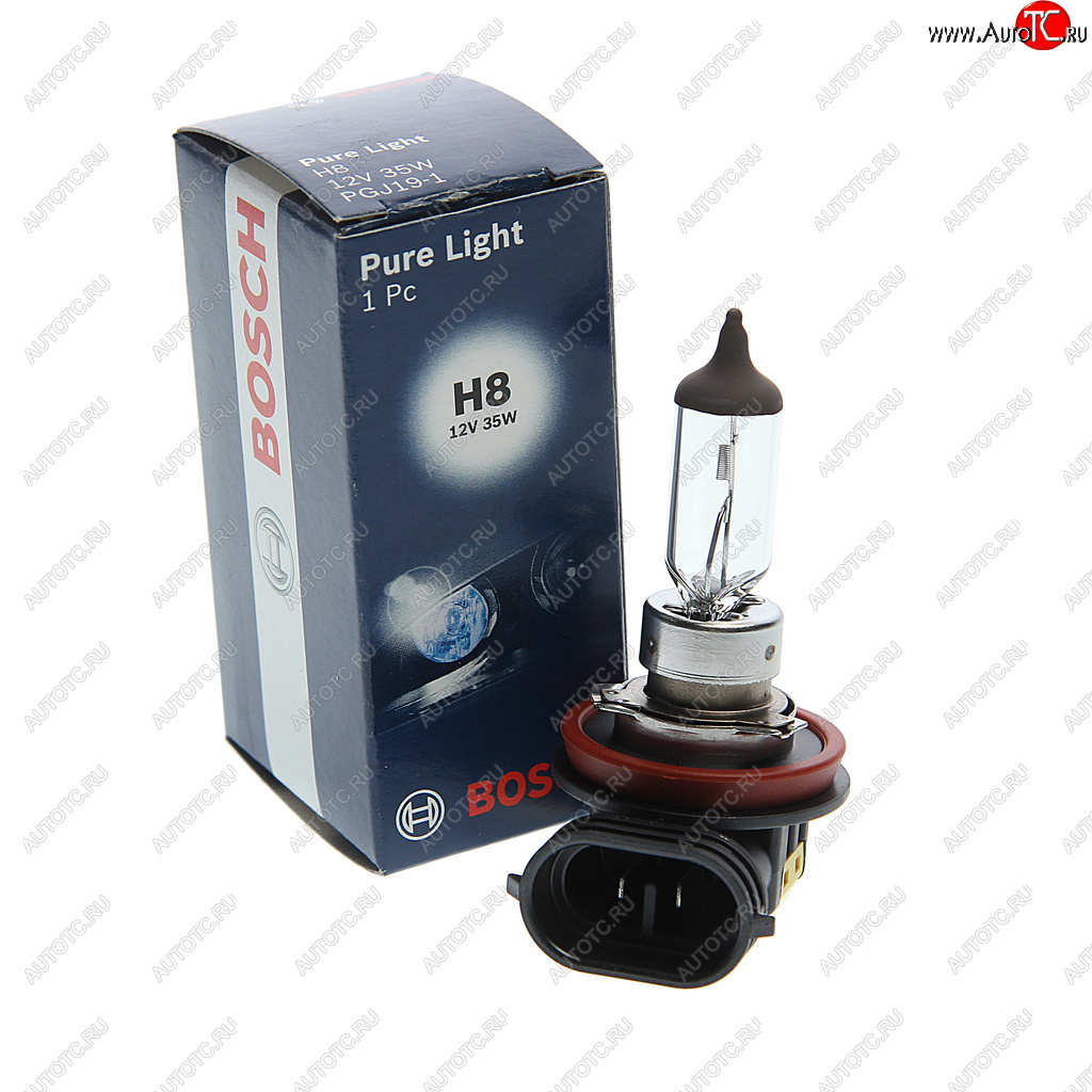 759 р. Лампа 12V H8 35W PGJ19 Pure Light BOSCH BOSCH 1987302081  с доставкой в г. Пермь