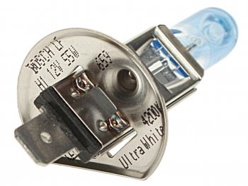 449 р. Лампа 12V H1 55W P14.5s Ultra White BOSCH BOSCH 1987302111  с доставкой в г. Пермь. Увеличить фотографию 2