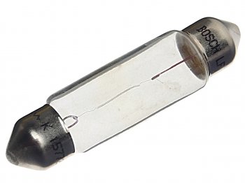 48 р. Лампа 12V C10W SV8.5-8 Pure Light BOSCH BOSCH 1987302210  с доставкой в г. Пермь. Увеличить фотографию 1
