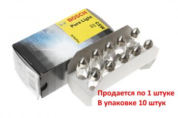 48 р. Лампа 12V C5W SV8.5-8 35мм Pure Light BOSCH BOSCH 1987302211  с доставкой в г. Пермь. Увеличить фотографию 2