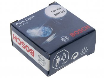 76 р. Лампа 12V 2W BX8.4d Pure Light BOSCH BOSCH 1987302236  с доставкой в г. Пермь. Увеличить фотографию 3