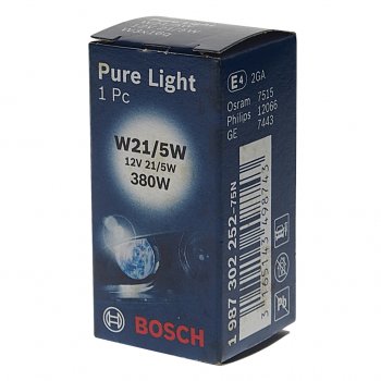 189 р. Лампа 12V W215W W3x16q Pure Light BOSCH BOSCH 1987302252  с доставкой в г. Пермь. Увеличить фотографию 2