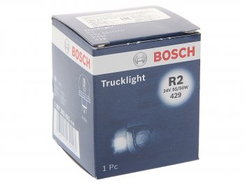214 р. Лампа 24V R2 5550W P45t Trucklight BOSCH BOSCH 1987302421  с доставкой в г. Пермь. Увеличить фотографию 3