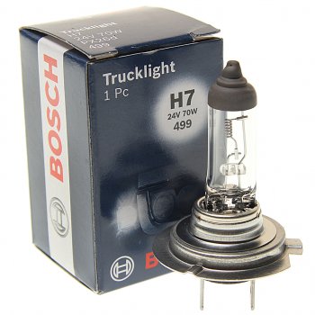 519 р. Лампа 24V H7 70W PX26d Trucklight BOSCH BOSCH 1987302471  с доставкой в г. Пермь. Увеличить фотографию 1