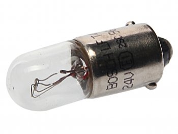 42 р. Лампа 24V T4W BA9s Trucklight BOSCH BOSCH 1987302512  с доставкой в г. Пермь. Увеличить фотографию 1