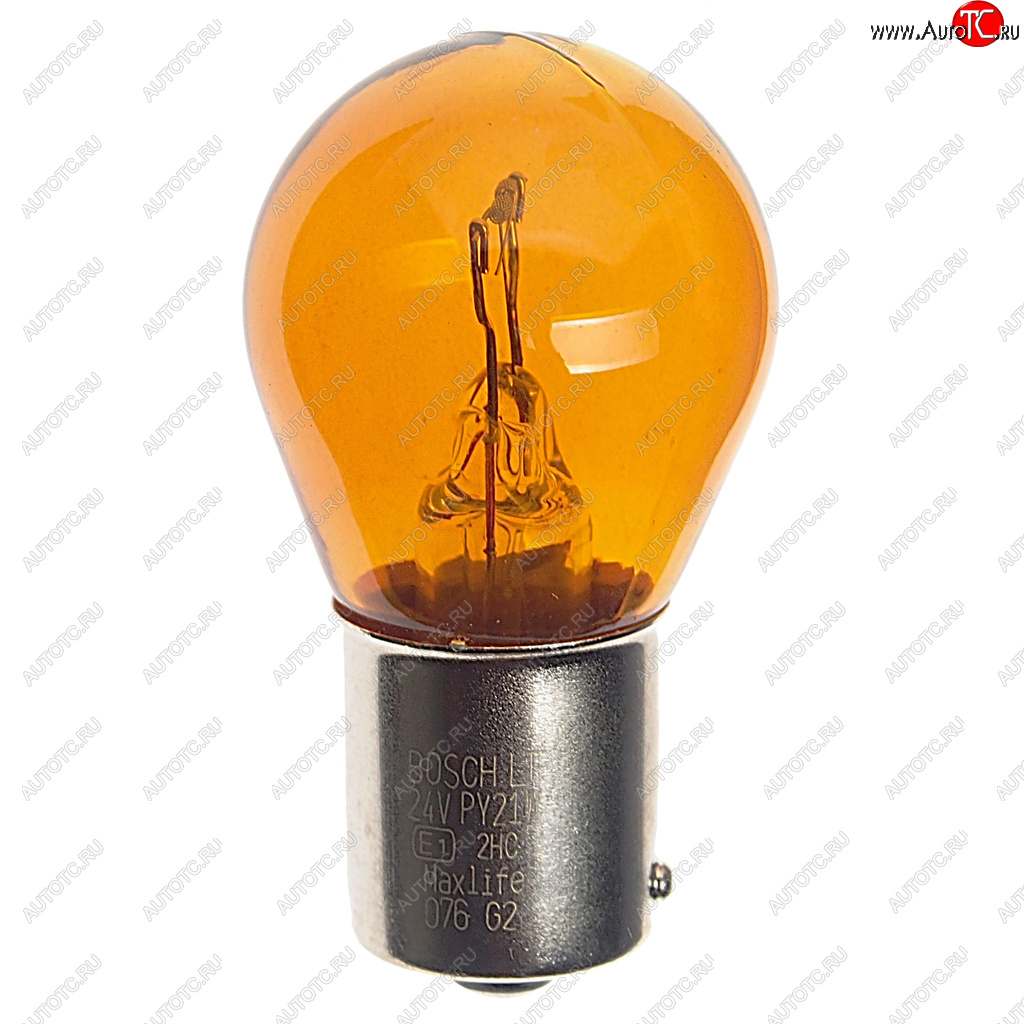 167 р. Лампа 24V PY21W BAU15s желтая Trucklight Maxlife BOSCH BOSCH 1987302703  с доставкой в г. Пермь