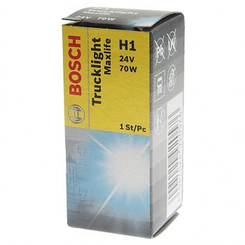 299 р. Лампа 24V H1 70W P14.5s Trucklight Maxlife BOSCH BOSCH 1987302712  с доставкой в г. Пермь. Увеличить фотографию 3