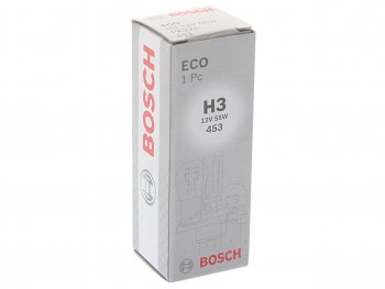 105 р. Лампа 12V H3 55W РK22s Eco BOSCH BOSCH 1987302802  с доставкой в г. Пермь. Увеличить фотографию 3