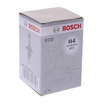 162 р. Лампа 12V H4 6055W P43t Eco BOSCH BOSCH 1987302803  с доставкой в г. Пермь. Увеличить фотографию 3
