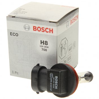 519 р. Лампа 12V H8 35W PGJ19-1 Eco BOSCH BOSCH 1987302805  с доставкой в г. Пермь. Увеличить фотографию 2