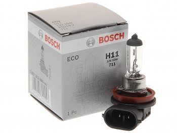 529 р. Лампа 12V H11 55W PGJ19-2 Eco BOSCH BOSCH 1987302806  с доставкой в г. Пермь. Увеличить фотографию 1