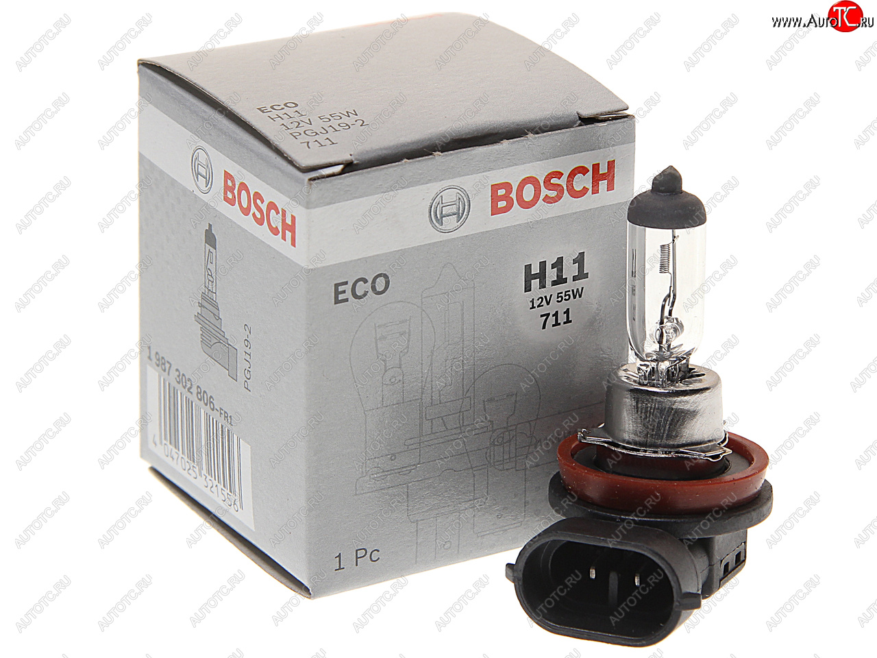 529 р. Лампа 12V H11 55W PGJ19-2 Eco BOSCH BOSCH 1987302806  с доставкой в г. Пермь