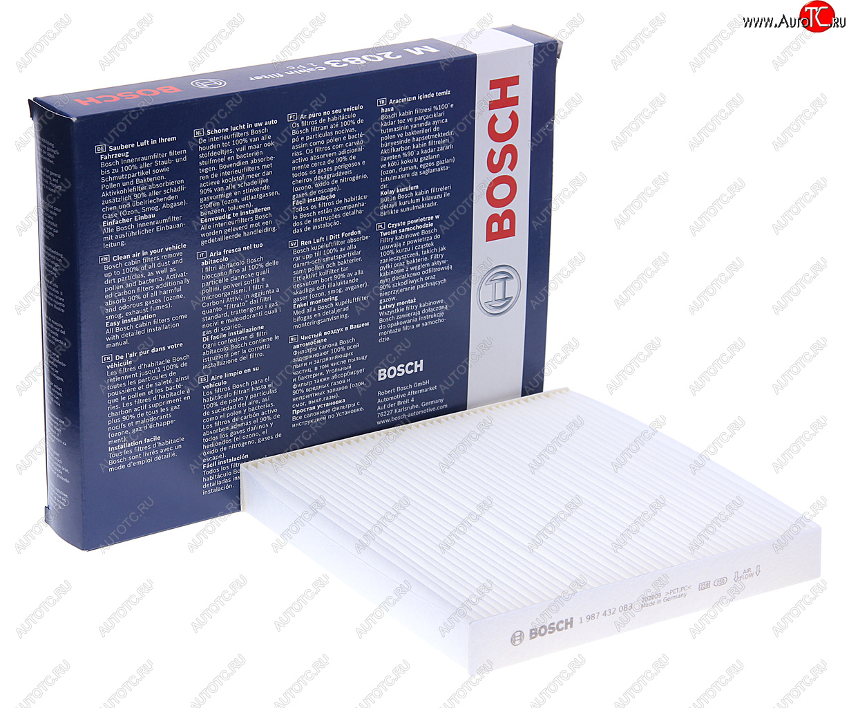 549 р. Фильтр воздушный салона PEUGEOT Partner (96-) CITROEN Berlingo (96-) BOSCH BOSCH 1987432083  с доставкой в г. Пермь