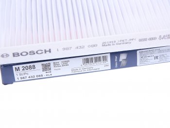 639 р. Фильтр воздушный салона TOYOTA Avensis (03-),Corolla (02-),Rav 4 BOSCH BOSCH 1987432088 BOSCH 1987432088  с доставкой в г. Пермь. Увеличить фотографию 2