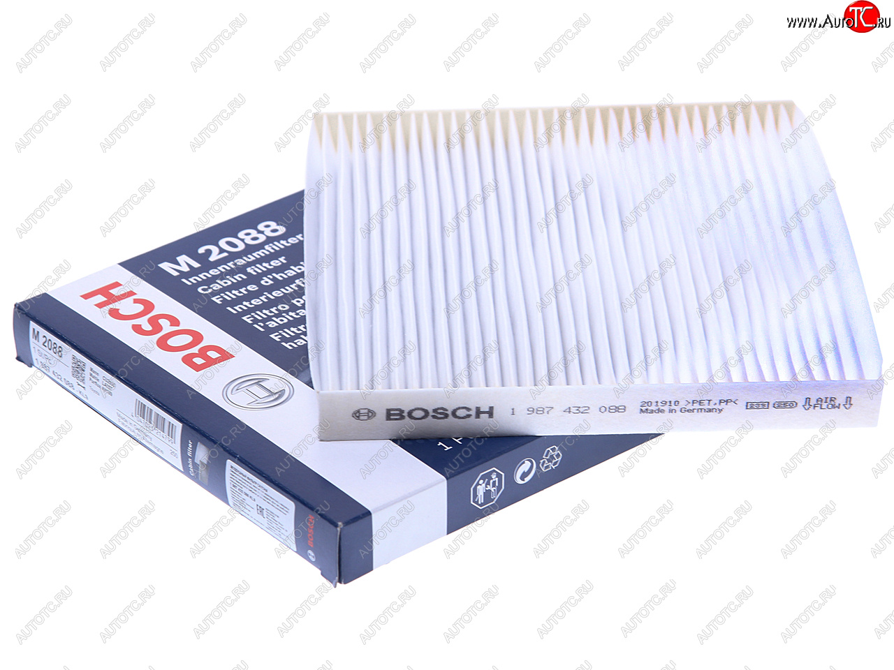 639 р. Фильтр воздушный салона TOYOTA Avensis (03-),Corolla (02-),Rav 4 BOSCH BOSCH 1987432088 BOSCH 1987432088  с доставкой в г. Пермь
