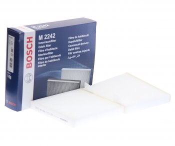 1 799 р. Фильтр воздушный салона BMW X3 (F25) (11-),X4 (F26) (14-) (2шт.) BOSCH BOSCH 1987432242 BOSCH 1987432242  с доставкой в г. Пермь. Увеличить фотографию 1
