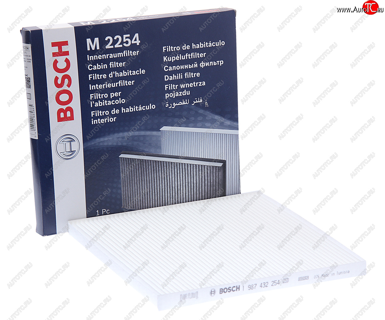799 р. Фильтр воздушный салона KIA Cerato (04-),Carnival (05-),Sorento (09-) BOSCH BOSCH 1987432254  с доставкой в г. Пермь
