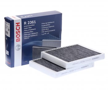 2 499 р. Фильтр воздушный салона BMW 5 (E39) угольный BOSCH BOSCH 1987432361  с доставкой в г. Пермь. Увеличить фотографию 1