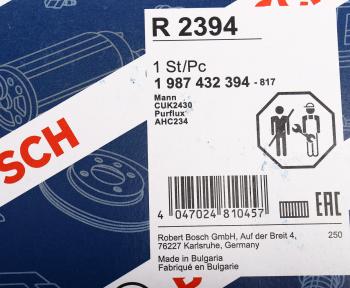 1 089 р. Фильтр воздушный салона RENAULT Scenic (04-09) угольный BOSCH BOSCH 1987432394 BOSCH 1987432394  с доставкой в г. Пермь. Увеличить фотографию 6