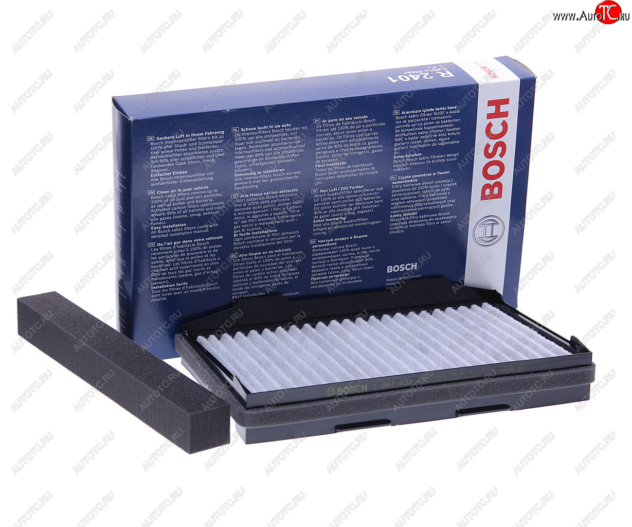 2 479 р. Фильтр воздушный салона SAAB 9-5 (97-10) угольный BOSCH BOSCH 1987432401  с доставкой в г. Пермь