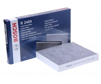 1 079 р. Фильтр воздушный салона FORD C-Max,Mondeo 4,S-Max VOLVO C30,S40 угольный BOSCH BOSCH 1987432409  с доставкой в г. Пермь. Увеличить фотографию 1