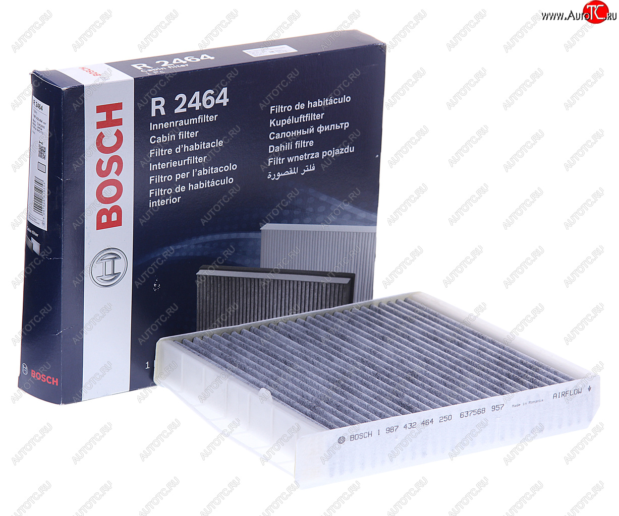 4 999 р. Фильтр воздушный салона VOLVO S60,S80,XC90 угольный BOSCH BOSCH 1987432464 BOSCH 1987432464  с доставкой в г. Пермь
