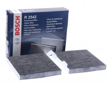 2 599 р. Фильтр воздушный салона BMW X3 (F25),X4 (F26) угольный (2шт.) BOSCH BOSCH 1987432542 BOSCH 1987432542  с доставкой в г. Пермь. Увеличить фотографию 1