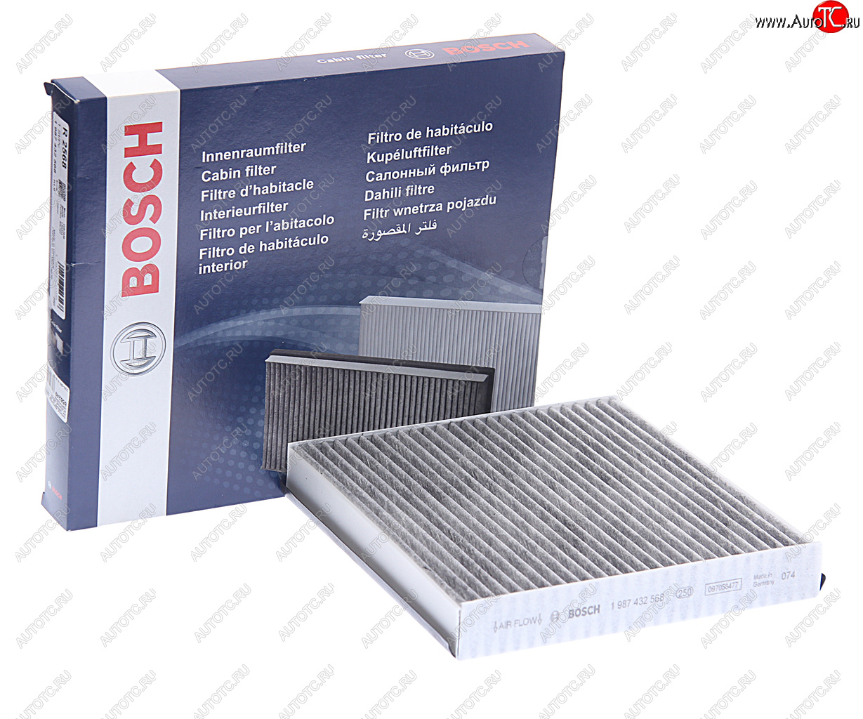 1 789 р. Фильтр воздушный салона JAGUAR XJ,XF (08-) угольный BOSCH BOSCH 1987432568  с доставкой в г. Пермь