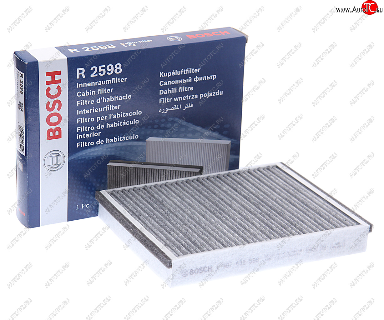 1 559 р. Фильтр воздушный салона FORD Focus,C-Max,Mondeo угольный BOSCH BOSCH 1987432598 BOSCH 1987432598  с доставкой в г. Пермь
