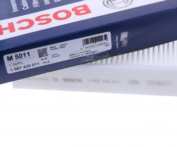 939 р. Фильтр воздушный салона ЛАДА Vesta,X-Ray RENAULT Logan,Sandero (14-) BOSCH BOSCH 1987435011 BOSCH 1987435011  с доставкой в г. Пермь. Увеличить фотографию 2
