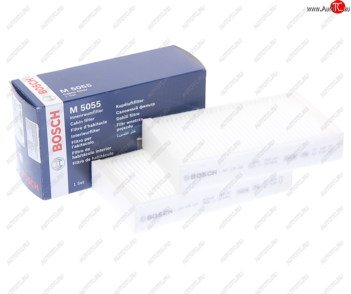 1 769 р. Фильтр воздушный салона BMW X3 (F25),X4 (F26) комплект (2шт.) BOSCH BOSCH 1987435055  с доставкой в г. Пермь