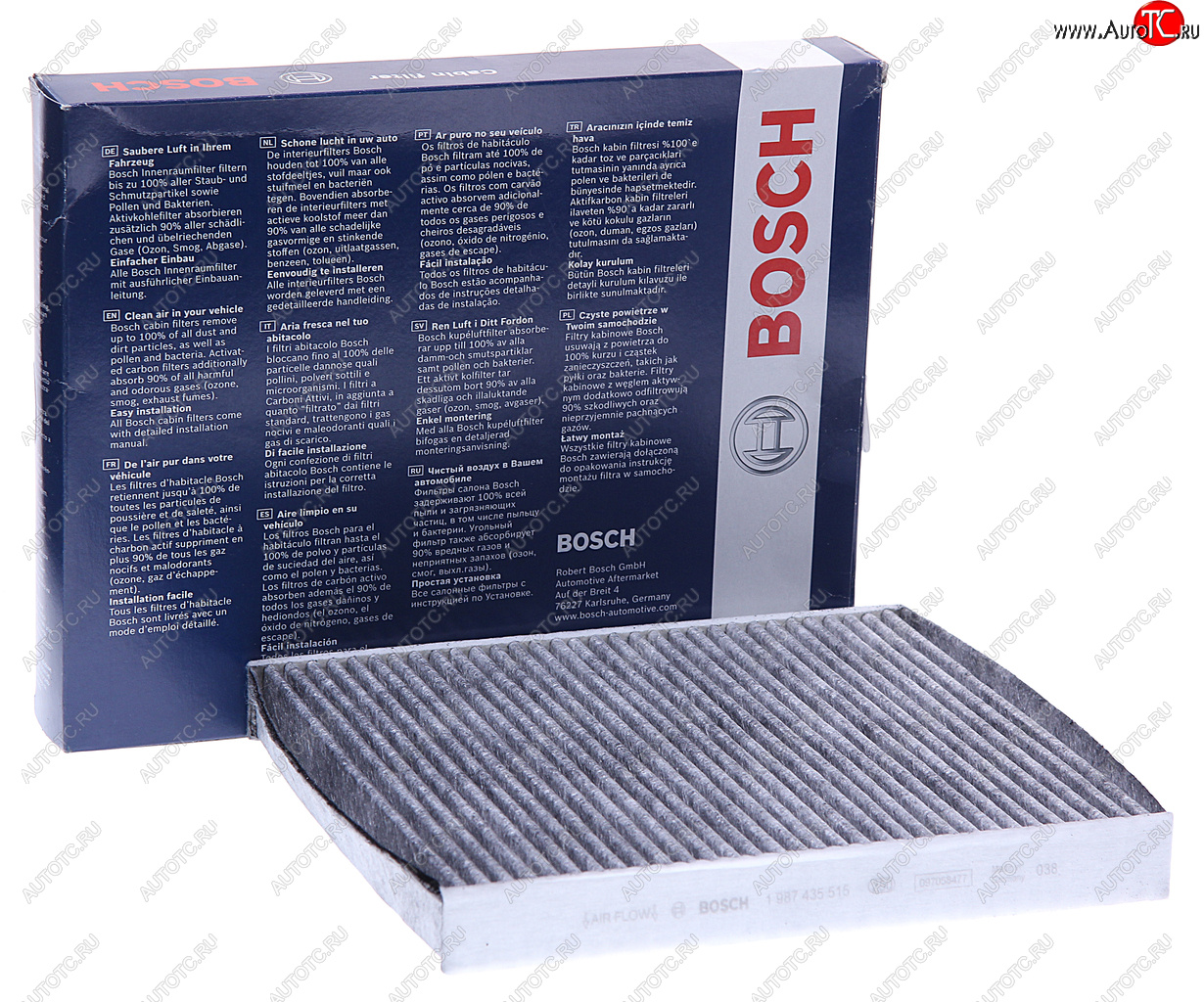 1 229 р. Фильтр воздушный салона OPEL Astra G (98-05),H (07-09) угольный BOSCH BOSCH 1987435515 BOSCH 1987435515  с доставкой в г. Пермь
